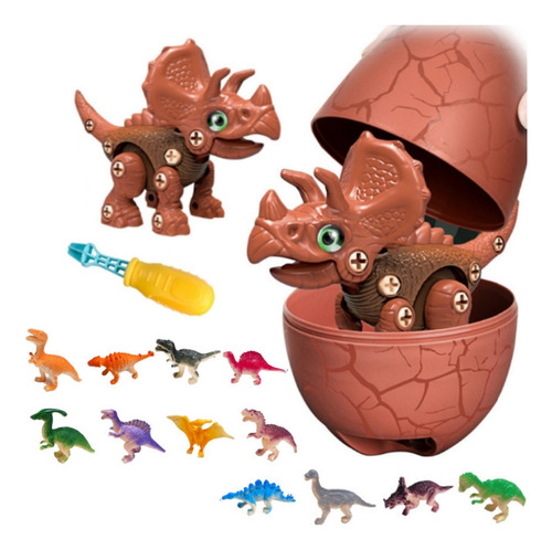 Set De Juguetes De Construcción De Dinosaurios Para Niños