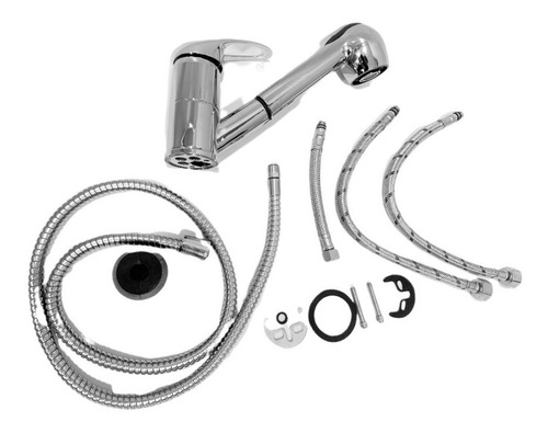 Grifería Monocomando Extensible Gourmet Premium Cocina Gx