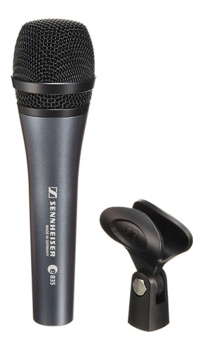 Microfone Sennheiser E 835 Dinãmico Cardioide Vocal Cor Cinza-escuro