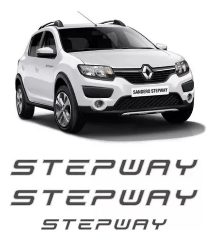 Renault Sandero Calcomanías Stepway 2019-2020 Kit X3 Unidade