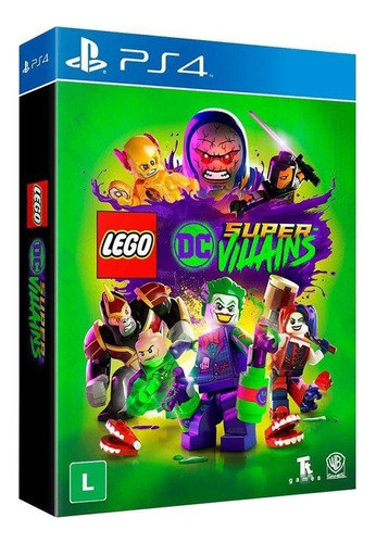 Lego Dc Super-villains Edição Especial Ps4 Mídia Física
