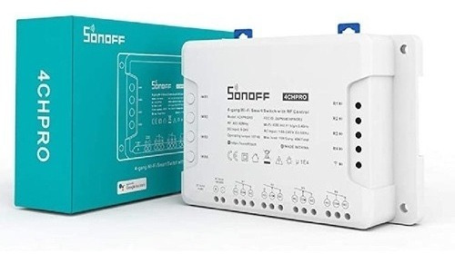 Imagen 2 de 7 de Sonoff 4ch Pro R3 4 Canales Pulso- Contacto Seco - Wifi Rele