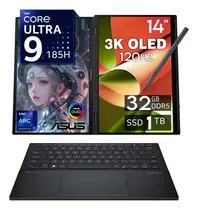 Comprar Asus Zenbook Duo 14 OLED 3k 120hz Core Ultra 9 32gb 1tb 14x2 Color Inkwell Grey