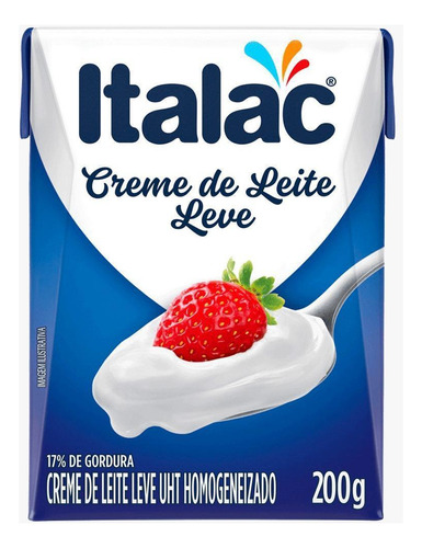 Kit 5 Creme De Leite Leve Italac 200g