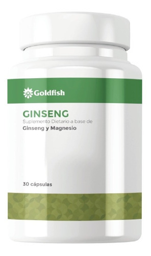Ginseng + Magnesio - Goldfish - X 30 Caps. Sabor Neutro
