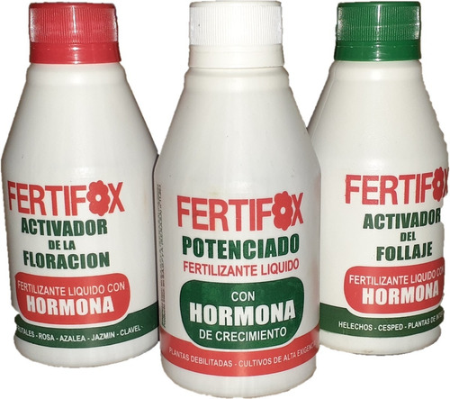 Fertifox X 3 Fertilizante Potenciado Follaje Y Floracion  