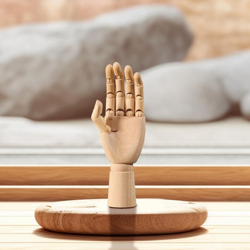 Modelo De Mano De Madera Flexible, Modelo De Mano Pequeño