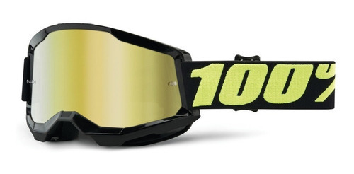 Strata 2 Goggle Upsol - Mirror Gold Lens Color De La Lente Dorado Talla Unitalla