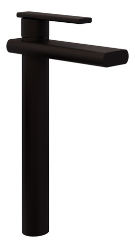 Monomando De Lavabo Ebano Helvex Premier Modelo Ep-938-eb Acabado Cromado Color Negro