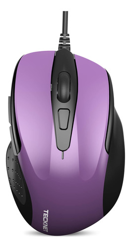 Mouse Tecknet Pro Con Cable/purpura