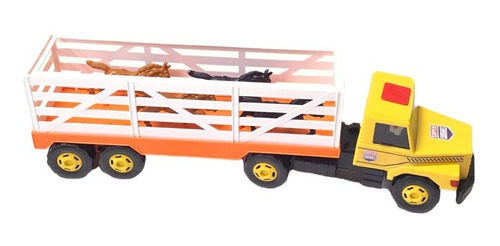Juguete Super Transporte Animales Camion 4 Caballos Lionels