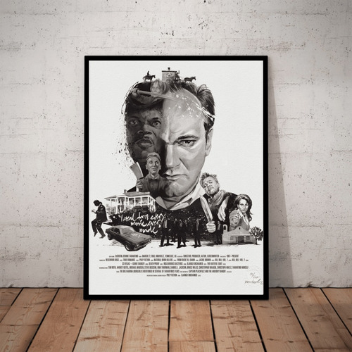 Quadro Quentin Tarantino Cinema Arte Filmes Classicos