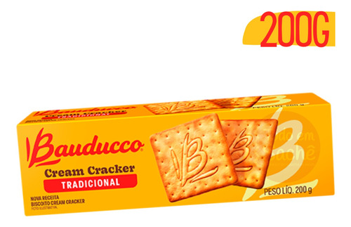 Biscoito Bauducco Levíssimo Cream Cracker Bolacha 200g
