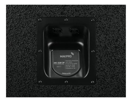 Subgrave Ativo Mak Pro Mk-sub12a 12'' 600w Bi-amplificada