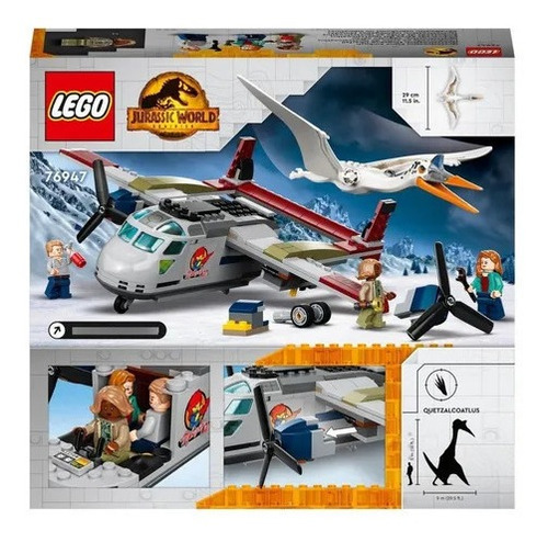 Imagen 5 de 7 de Lego Jurassic World- Emboscada Aérea Del Quetzalcoatlu 76947