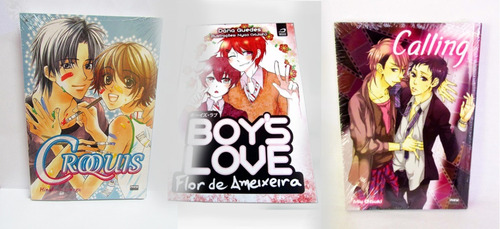 Mangás Yaoi Boys Love + Calling & Croquis (em Português)