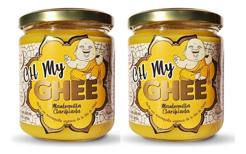 Mantequilla Oh My Ghee Hecho Con Mant De Chiloé Pack 2x450ml