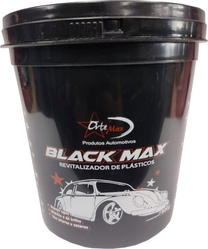 Renovador De Plásticos E Borrachas Black Max Ortemax 900g