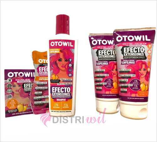 Imagen 5 de 5 de Mascara Capilar Efecto Extensiones Sin Enjuague Pomo X150ml