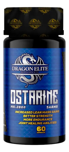 Ostarine 60 Caps Dragon Elite Masa | Resistencia | Fuerza Sin Sabor