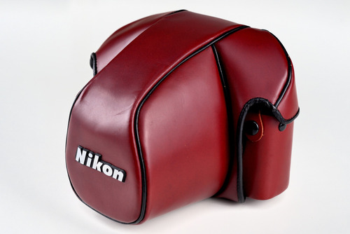 Nikon F3 Somente Estojo E Alça Original Quase Imaculado! Vermelho (Usado)
