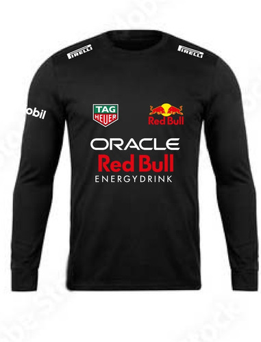 Polera Manga Larga Equipo Red Bull F1