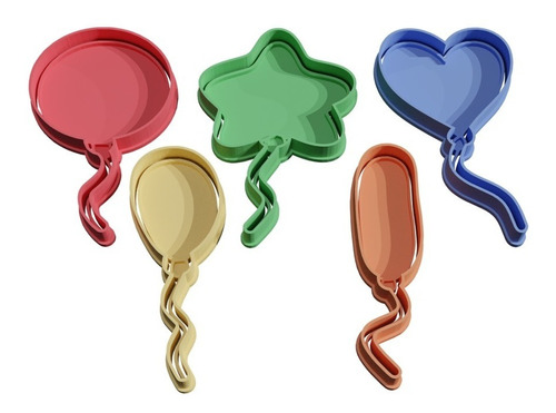 Cortadores De Galleta Globos - Paquete