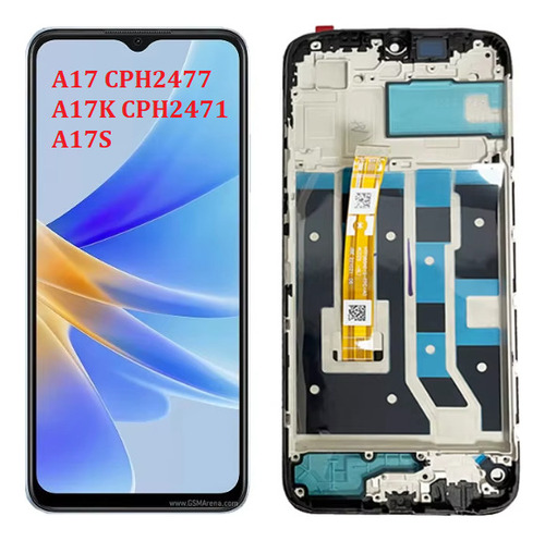 Pantalla Lcd Con Marco For Oppo A17 A17s A17k