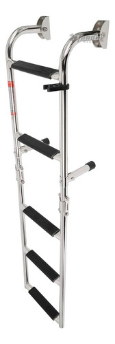 Escalera Náutica Rebatible Acero Inox 5 Escalones