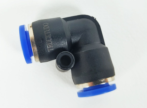 Imagem 6 de 7 de 20 Un Conexão União Instantânea Pneumática Cotovelo Tubo 8mm