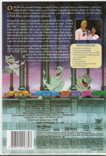 Imagem 2 de 2 de Dvd O Corcunda De Notre Dama