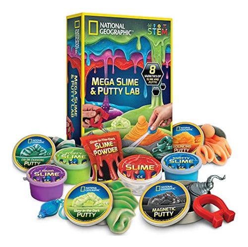 National Geographic Mega Slime &amp; Putty Lab  4