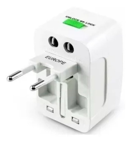 Adaptador Universal - Europa - Usa - Australia - Reino Unido