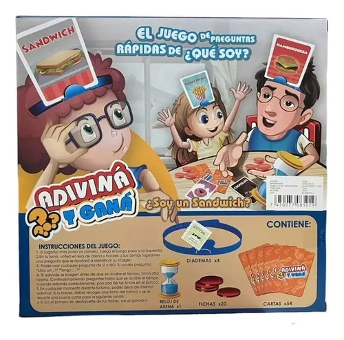 Juego De Mesa Que Soy? Adivina Y Gana 53942