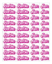Comprar Barbie 20 Stickers + Ken 20 Stickers | Vinilo Resistente