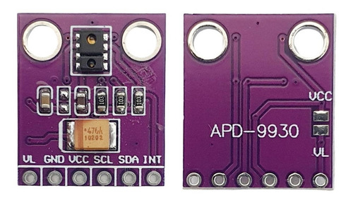 Modulo Sensor De Gesto Cor Rgb Ir Apds-9930 Para Arduino I2c