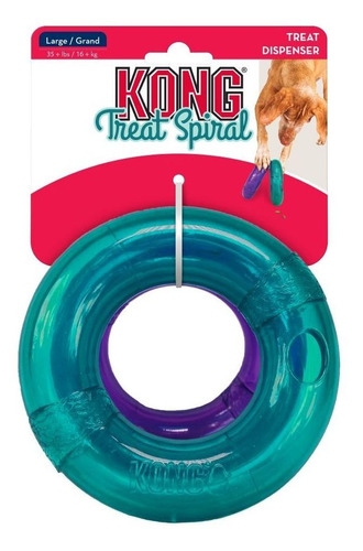 Brinquedo Recheável Kong Treat Spiral Ring P/ Cães - G