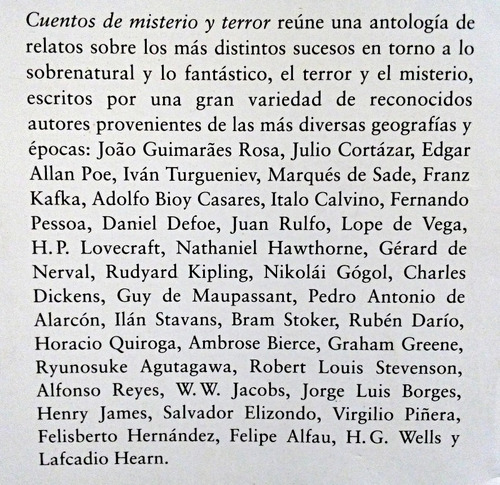 Cuentos De Misterio Y Terror - Ilán Stavans Recopilador (Usado)