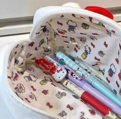Cartuchera Multiuso De Felpa - Hello Kitty Design