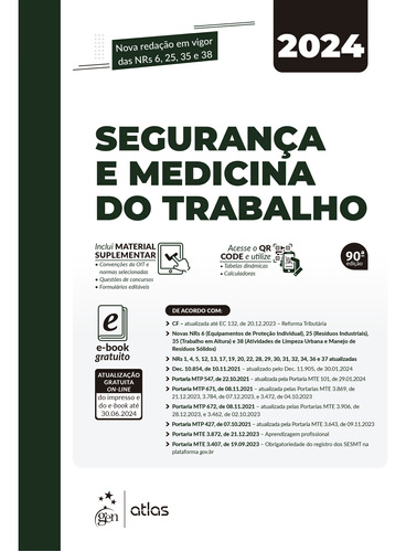 Livro Segurança E Medicina Do Trabalho