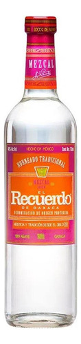 Mezcal Recuerdo De Oaxaca Con Gusano 750 Ml