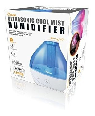 Crane Personal Humidificador Ultrasónico Cool Mist, Cubo, E