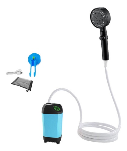 Ducha Portátil Multifunción Para Camping Con Control De