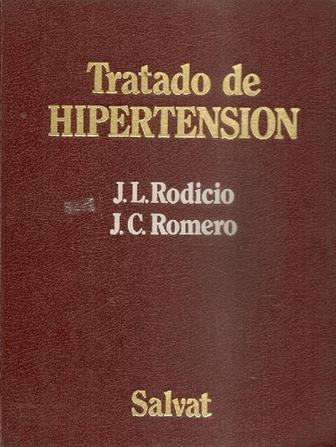 Libro Tratado De Hipertension De J L Rodicio