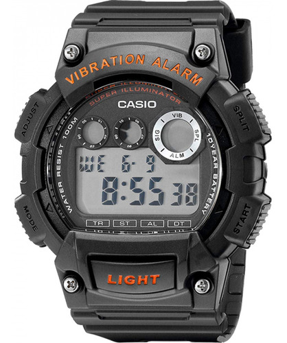 Relógio Casio Preto Masculino Digital W-735h-8avdf