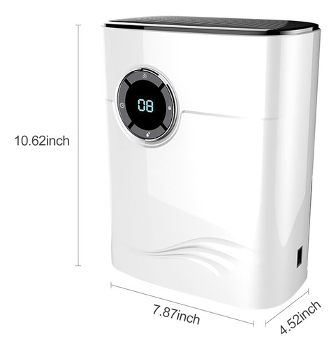 Pj Deshumidificador Portátil De 1200 Ml Para 215 Metros