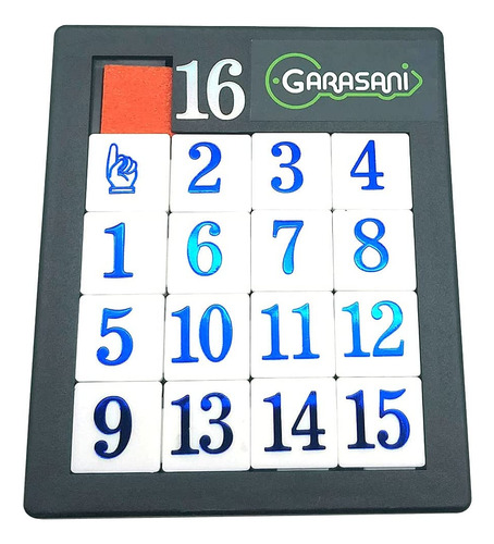 Número Deslizante Puzzle Brain Teaser Iq Game - Paquete De 1