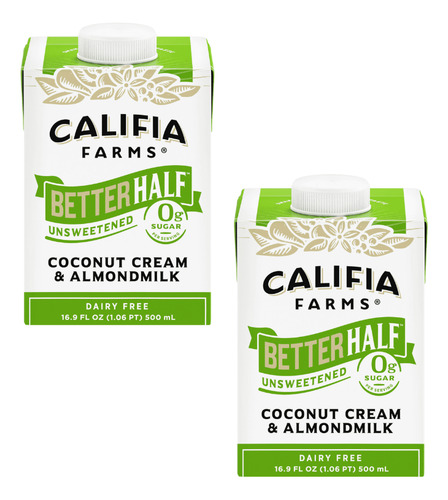 2pz Crema Para Cafe Califia Farms Better Half Sin Endulzar