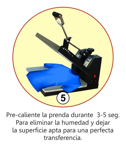 Imagen 8 de 10 de Vinilo Sublimable Textil Termotransferible Camiseta