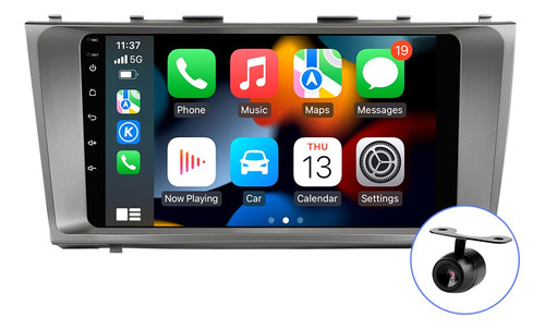 Estéreo 2gb Carplay Cámara Para Toyota Camry 7 2006-2011 Gps